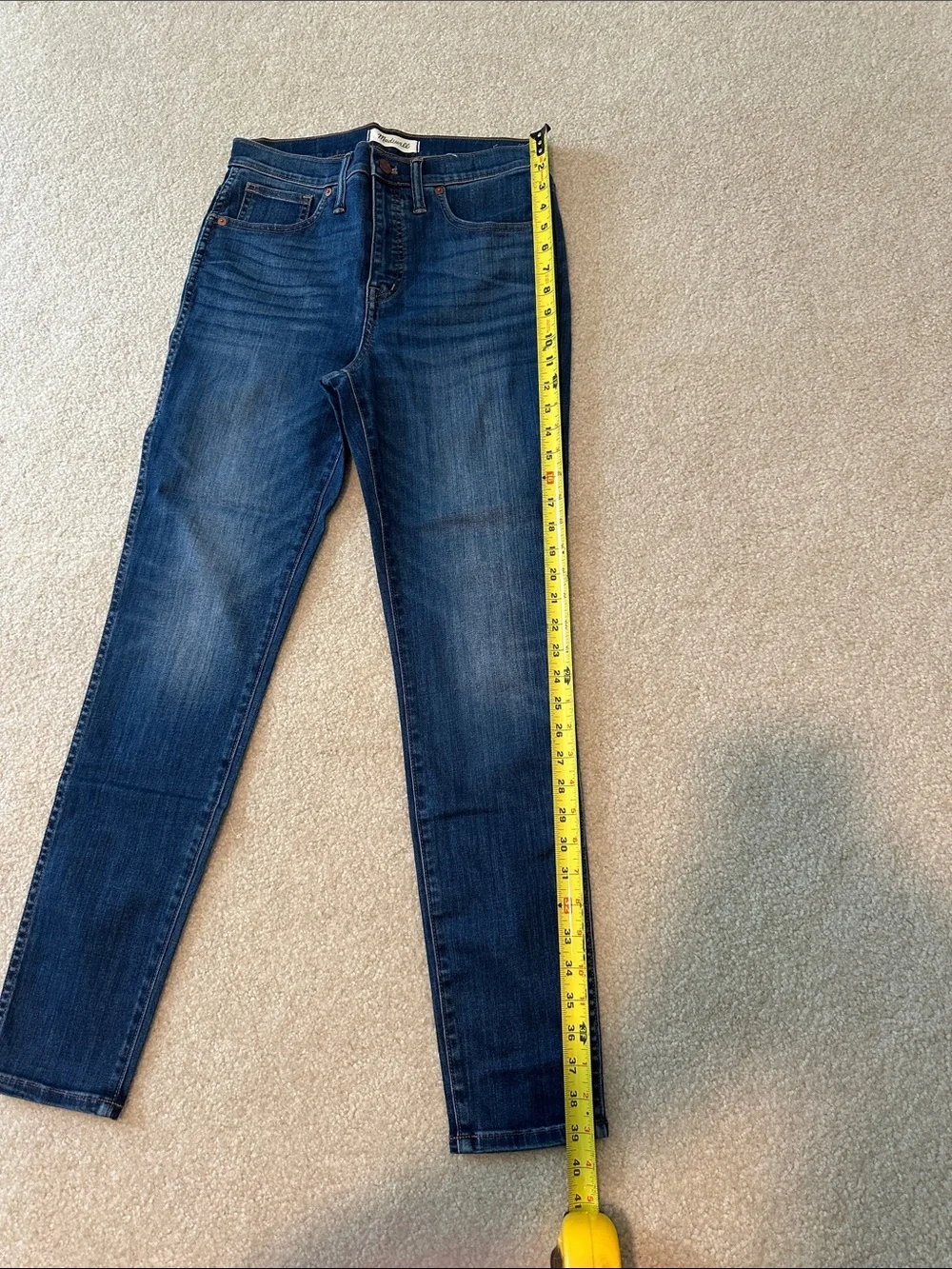 Madewell Indigo High-Rise Skinny Jeans